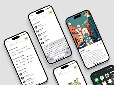 Ukážka minimalistického UI s dôrazom na jadrové funkcie mobilnej aplikácie