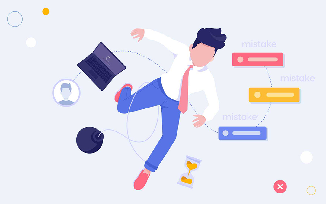 Ilustrácia projektového manažmentu s chybnými procesmi